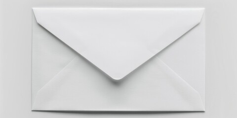 Poster - An open envelope with a white paper inside. Perfect for business and communication concepts