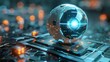 © Zahid - futuristic 3D illustration of a solar-powered sphere in science fiction