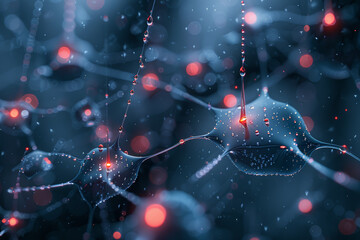 Poster - a complex network of interconnected ideas and concepts, challenging to unravel. concept of intellect