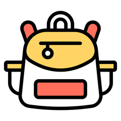 Poster - An icon design of school bag

