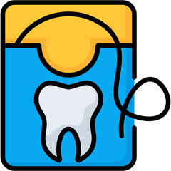 Wall Mural - Dental Floss Icon