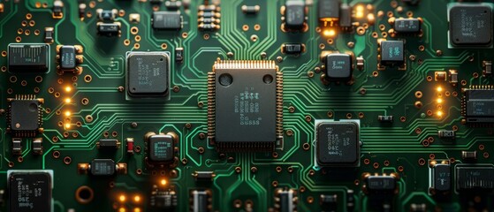 Poster - Background of circuit boards