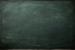 Green blackboard or chalkboard background with texture of chalk school education board concept, dark wall backdrop or learning concept with copy space blank for design photo text or product