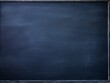 Indigo blackboard or chalkboard background with texture of chalk school education board concept, dark wall backdrop or learning concept with copy space blank for design photo text or product