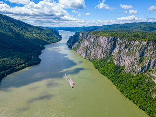 Wall Mural - Iron Gates national park in Romania