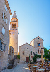 Poster - The Church of Sveti Ivan in the old town of Budva, Montenegro