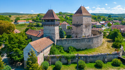 Sticker - Fortified church in Romanian village Calnic