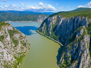 Wall Mural - Iron Gates national park in Romania