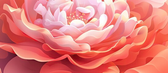 Canvas Print - A close up of a hybrid tea rose, a flowering plant in the rose family, with pink petals and a white center, showcasing the beauty of nature