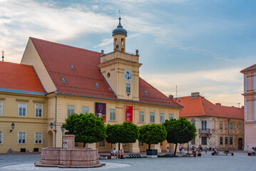 Poster - View of the Archaeological Museum Osijek in Croatia