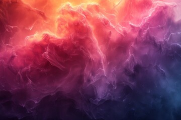 Poster - Strikingly resembling marbled texture, this image is a blend of red and purple abstract waves, conveying a sense of natural elegance and fluidity