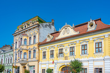 Wall Mural - Historical house in the old town of Targu Mures, Romania