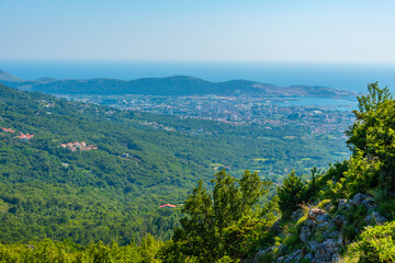 Wall Mural - Panorama view of Bar in Montenegro