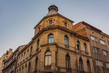 Sticker - Beautiful mansion in the center of Sarajevo, Bosnia and Herzegovina