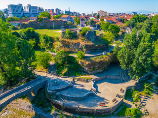 Wall Mural - Nemanjin grad fortress in Podgorica, Montenegro