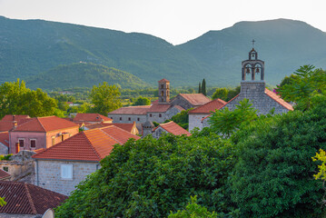 Poster - Aerial view of Croatian town Ston