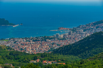 Poster - Panorama view of Budva in Montenegro