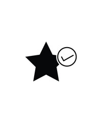 Poster - star icon, vector best flat icon.