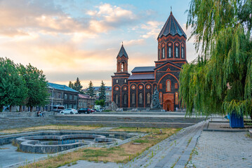 Wall Mural - Church of the holy saviour in Armenian town Gyumri