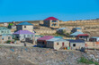 Residential neighborhood at Absheron peninsula in Azerbaijan