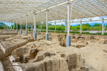 Poster - The ruins of the ancient city Gabala in Azerbaijan