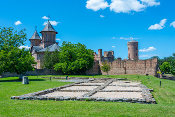 Wall Mural - The Great Royal Church in Romanian town Targoviste