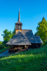 Poster - The wooden church from Calinesti Caeni at Calinesti, Romania