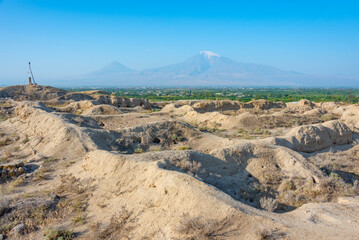 Canvas Print - Ruins of ancient Dvin in Armenia