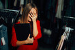 © nicoletaionescu - Stressed Business Manager Feeling Overwhelmed with Problems. Upset retail worker feeling tired and underpaid