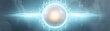 Radiant Celestial Orb:An Energetic Cosmic Fusion of Light and Matter