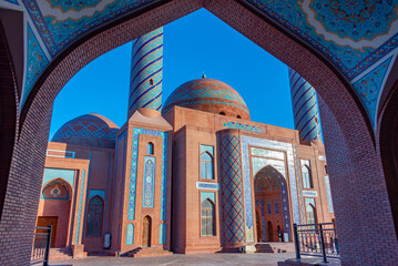 Canvas Print - Imamzadeh Ibrahim complex near Ganja, Azerbaijan