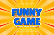 funny game 3d editable text effect
