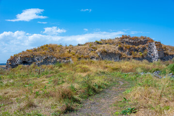 Canvas Print - Summer day at Lori castle in Armenia