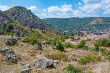 Poster - Medieval Goris Cave Dwellings in Armenia