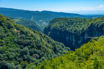 Sticker - Summer day at Okatse canyon in Georgia