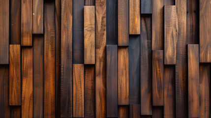 Wall Mural - Timeless elegance: Teak wood texture backdrop with matte finishing