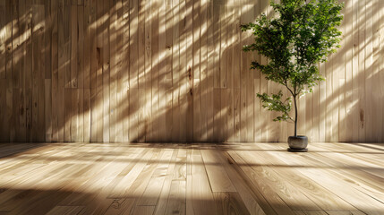 Wall Mural - Maple wood texture backdrop with satin finishing. Elegant natural beauty concept