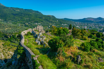 Sticker - Ruins of the Stari Bar fortress in montenegro