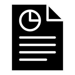 Sticker - business document icon