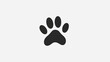 Paw icon isolated sign symbol vector illustration  
