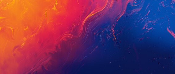 Wall Mural - Vivid Red and Blue Abstract Art Background. Dynamic abstract swirls in fiery red and deep blue hues, ideal as a vibrant background or creative graphic element.