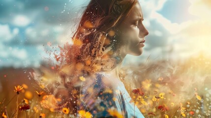 Aufkleber - Transform plain images into captivating works of art  AI generated illustration