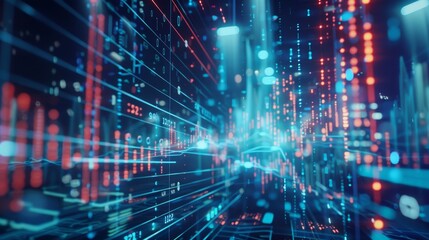 Aufkleber - Transforming financial services through digital inno  AI generated illustration