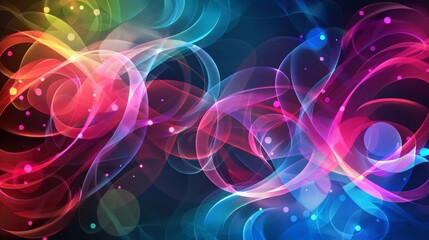 Poster - use interactive tools to customize digital backgroun ai generated illustration
