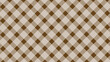 Brown and white seamless pattern diagonal checkered background