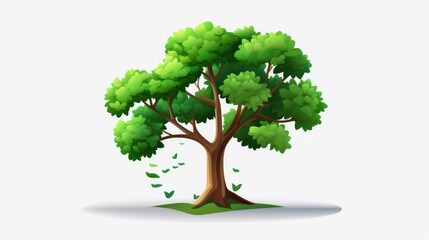 Sticker - tree isolated