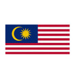 oilpaint style with Malaysia flag illustration