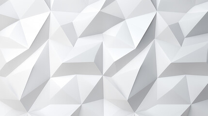 abstract minimalist geometric triangle lowpoly mosaic pattern. white triangular abstract background.