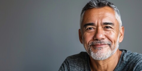 Poster - Portrait of a mature Hispanic man