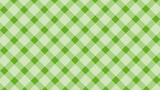 Fototapeta  - Green and white seamless pattern diagonal checkered background